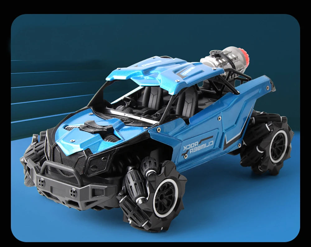 Paisible جديد روك الزاحف الكهربائية 4WD الانجراف RC سيارة - 2.4Ghz التحكم عن بعد حيلة رذاذ سيارات لعب للأولاد آلة على التحكم بالراديو 24 the product will be sent without its original retail box .