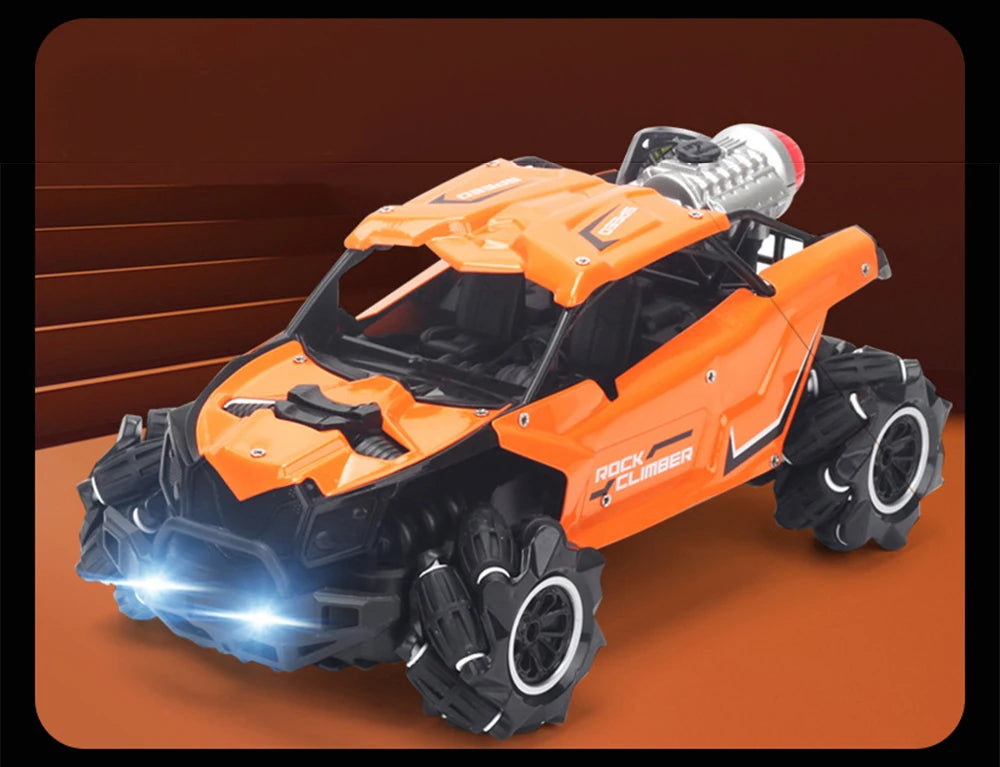 Paisible جديد روك الزاحف الكهربائية 4WD الانجراف RC سيارة - 2.4Ghz التحكم عن بعد حيلة رذاذ سيارات لعب للأولاد آلة على التحكم بالراديو 25 1200mah battery can last about 30-40 minutes .