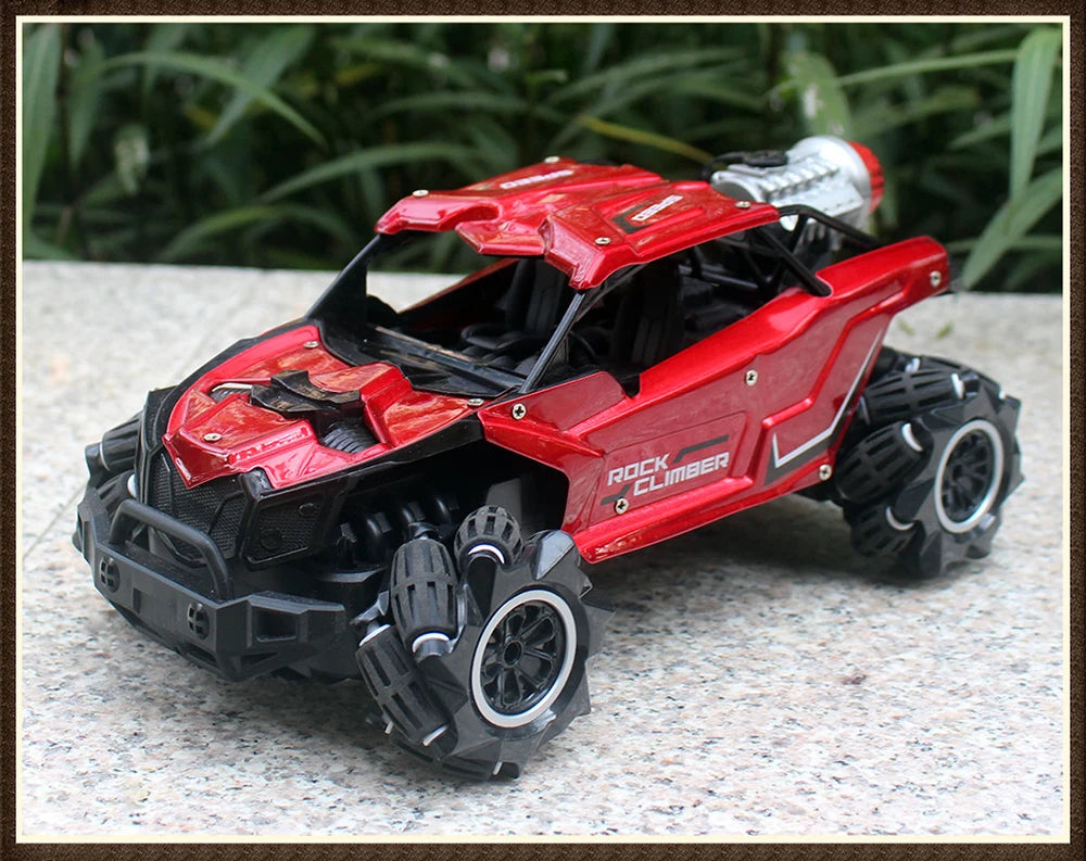 Paisible جديد روك الزاحف الكهربائية 4WD الانجراف RC سيارة - 2.4Ghz التحكم عن بعد حيلة رذاذ سيارات لعب للأولاد آلة على التحكم بالراديو 30 New Rock Crawler Electric 4WD Drift RC Car - 2.4Gh
