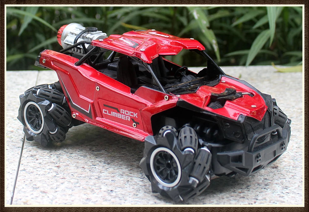 Paisible جديد روك الزاحف الكهربائية 4WD الانجراف RC سيارة - 2.4Ghz التحكم عن بعد حيلة رذاذ سيارات لعب للأولاد آلة على التحكم بالراديو 31 8820 Material: ABS Plastic Function: Move Froward/Backward, Turn Left
