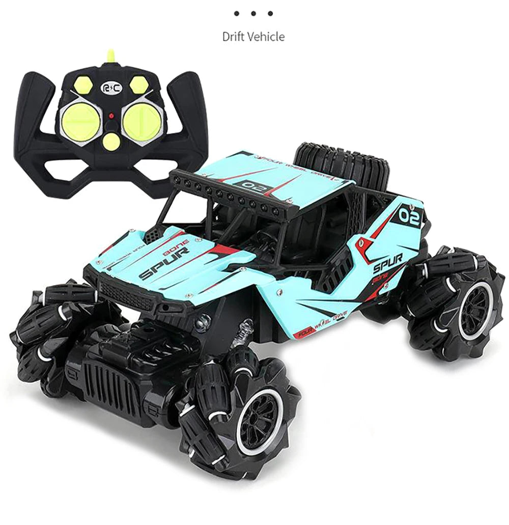 Paisible جديد روك الزاحف الكهربائية 4WD الانجراف RC سيارة - 2.4Ghz التحكم عن بعد حيلة رذاذ سيارات لعب للأولاد آلة على التحكم بالراديو 34 model 8821 is bigger than 8820 .