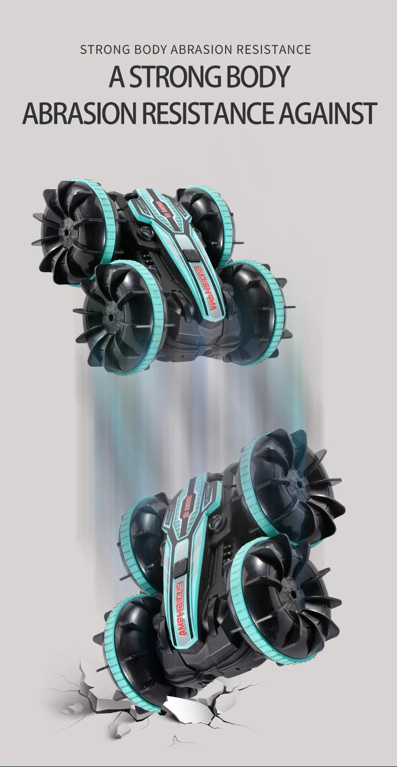 2.4G Amphibious Stunt, ASTRONG BODY ABRASION RESISTANCE AGAINST 1 STR