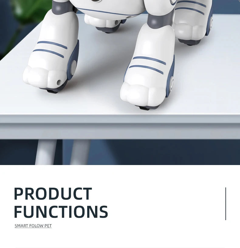 Funny RC Robot Electronic Dog Stunt Dog, PRODUCT FUNCTIONS SMARL FQLOW