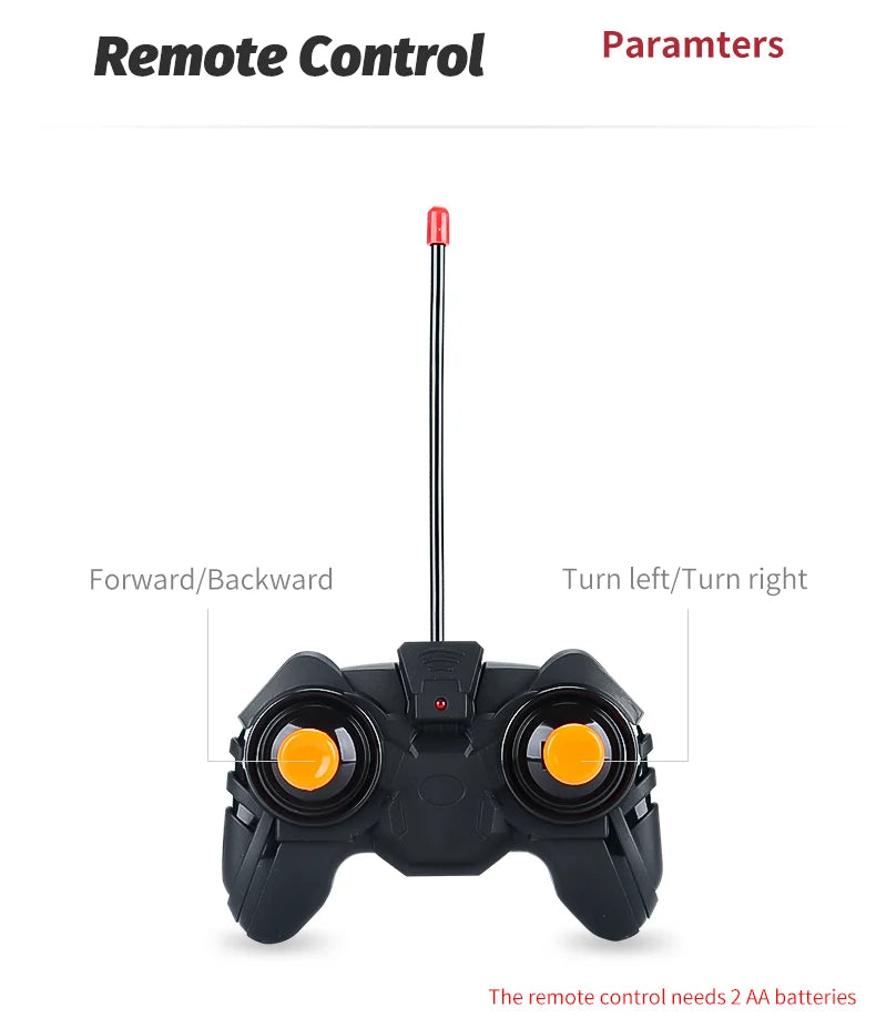 ZWN 1:20 2WD RC Car, Remote Control Paramters Forward/Backward Turn left/Turn right The remote control