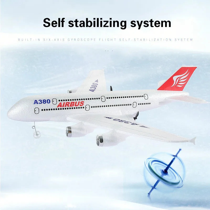 طائرة ايرباص A380 بوينغ 747 RC - لعبة التحكم عن بعد 2.4G طائرة ثابتة الجناح جيروسكوبية نموذج طائرة خارجية مع محرك هدية للأطفال 14 Airbus A380 Boeing 747 RC Airplane SPECIFICATIONS Warning