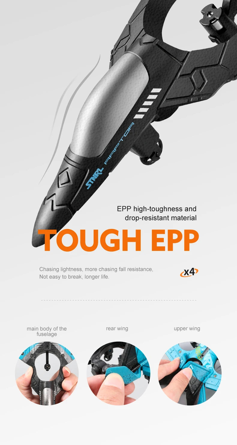 4DRC V17 RC Plane, EPP high-toughness and drop-resistant material TOUGH EPP .