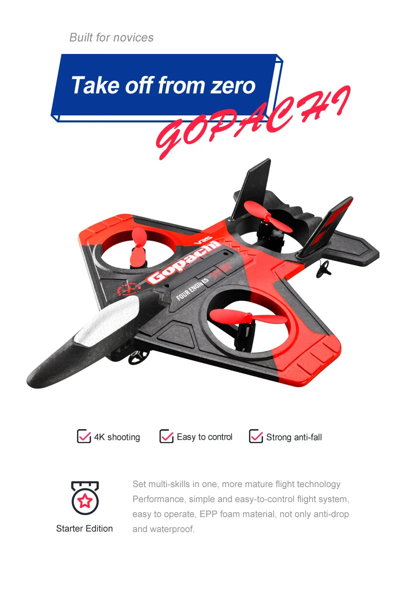 4DRC V17 RC Plane, G077b?n Gopaeh FOUR ENGINE G, Easy