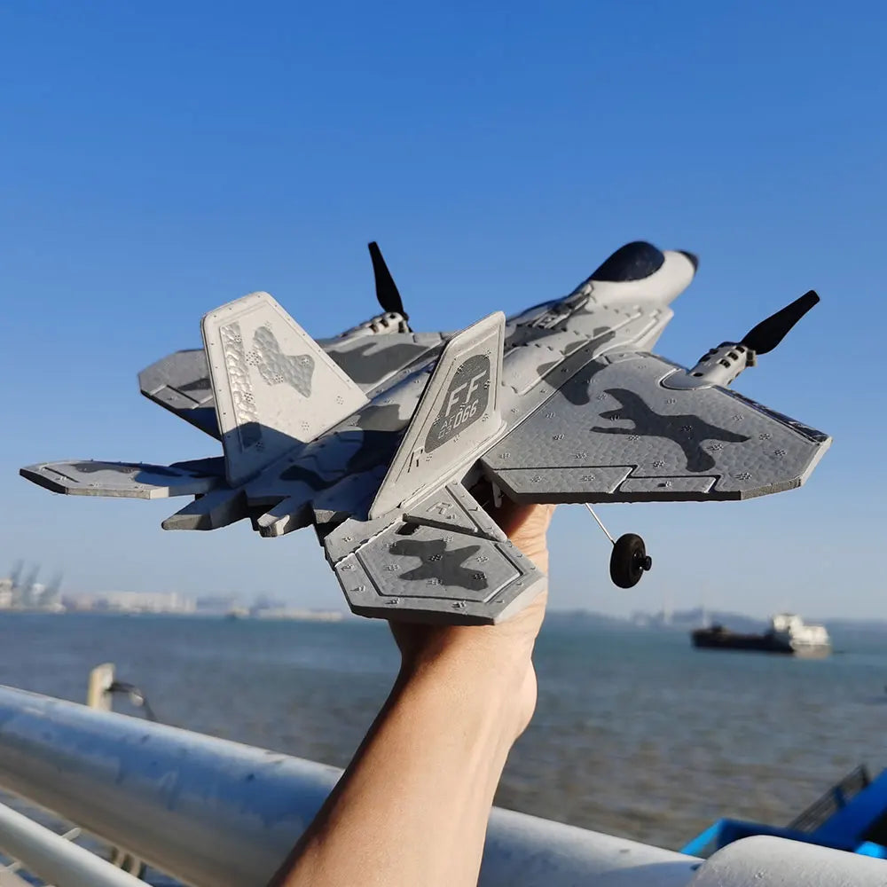 BM16 F22  RC Foam Plane, charging time: about 90 minutes Flight time: 6-8 minutes in crane mode, 10-13 minutes