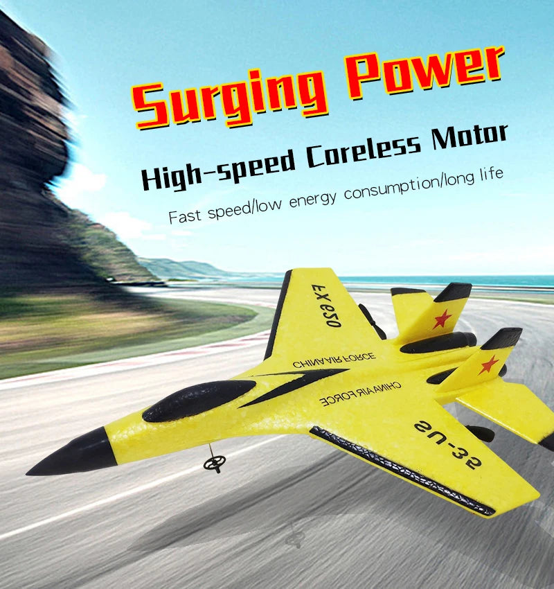 SU-35 Plane RC Foam Aircraft , Ppwer Motur life energy Fast Surging Coreless High-speed consumptionllong speed