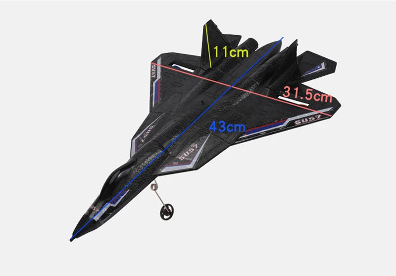 RC طائرات SU-35 طائرة - 2.4G راديو طائرة شراعية التحكم عن بعد طائرة مقاتلة طائرة شراعية طائرات رغوة لعب للأطفال صبي هدية عيد ميلاد 66 RC Aircraft SU-35 Plane, When charging: the red indicator light is on