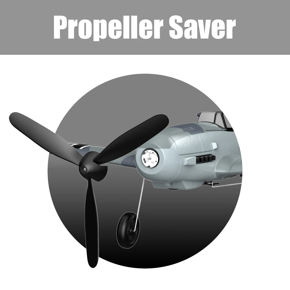 Eachine BF109 RC Airplane, the flight time is about 15 minutes, and the normal use can reach 500+ cycles