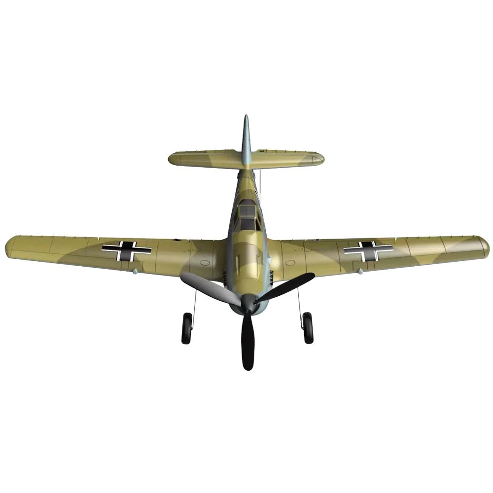 Eachine BF109 RC Airplane, ONE KEY AEROBATIC In flight, press the one button stunt button