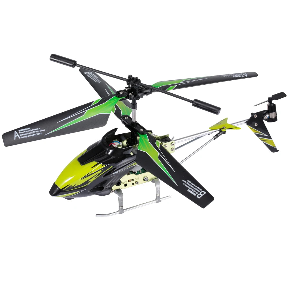 طائرة هليكوبتر Wltoys XK S929-A RC - 2.4G 3.5CH مع ضوء LED RC هليكوبتر ألعاب داخلية للأطفال المبتدئين والأطفال أزرق وأحمر وأخضر 10 Wltoys XK S929-A RC Helicopter