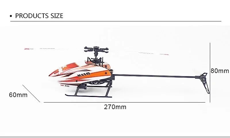 طائرة هليكوبتر WLtoys XK K110 RC - 2.4G 6CH 3D 6G 6 محاور نظام محرك بدون فرشاة RC كوادكوبتر ألعاب التحكم عن بعد للأطفال هدايا 19 WLtoys XK K110 RC Helicopter, PRODUCTS SIZE 8Omm 60mm 270