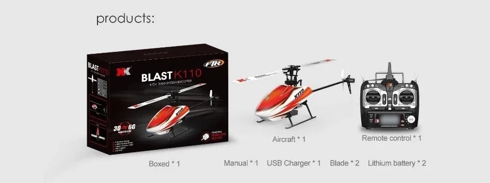 طائرة هليكوبتر WLtoys XK K110 RC - 2.4G 6CH 3D 6G 6 محاور نظام محرك بدون فرشاة RC كوادكوبتر ألعاب التحكم عن بعد للأطفال هدايا 23 WLtoys XK K110 RC Helicopter, ULAST K11o rrhIKc TP Aircraft Remote control