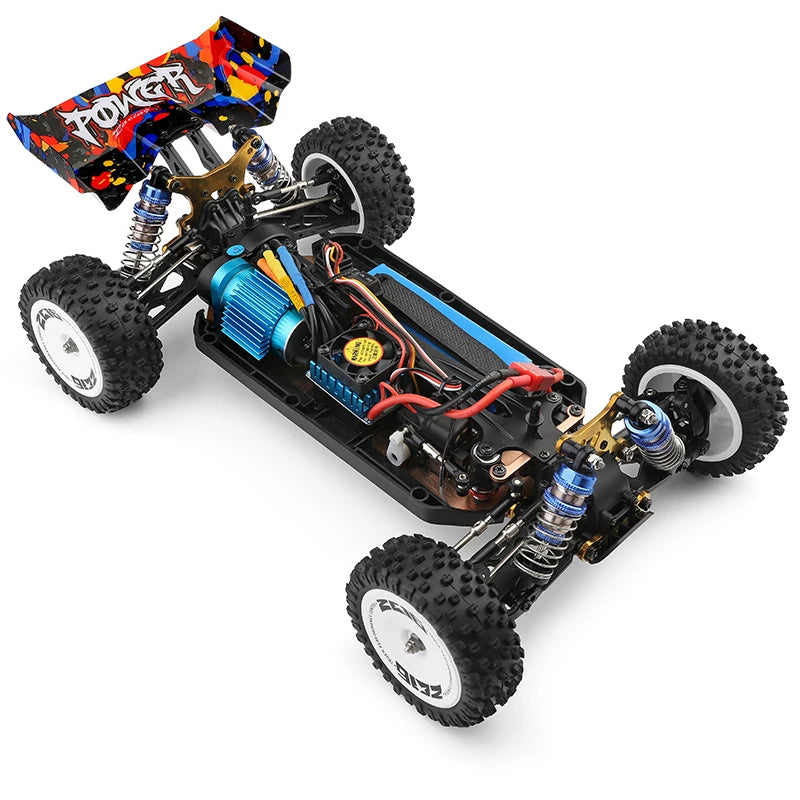 Wltoys 124017 124007 1/12 2.4G سيارات السباق RC 4WD محرك بدون فرشاة 75 كم/ساعة سرعة عالية للتحكم عن بعد على الطرق الوعرة ألعاب الانجراف لـ Aduit 63 Wltoys 124017 124007 1/12 2.4G Racing RC Car, 124019 Size:35.6*20.8*11CM / 1:12 Maximum speed