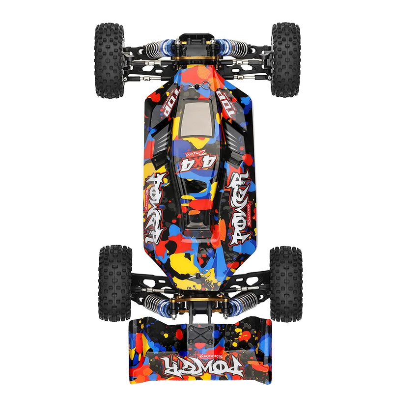 Wltoys 124017 124007 1/12 2.4G سيارات السباق RC 4WD محرك بدون فرشاة 75 كم/ساعة سرعة عالية للتحكم عن بعد على الطرق الوعرة ألعاب الانجراف لـ Aduit 69 Wltoys 124017 124007 1/12 2.4G Racing RC Car, control distance is no more than 100 m 7.4v 2200mAh high power original lithium