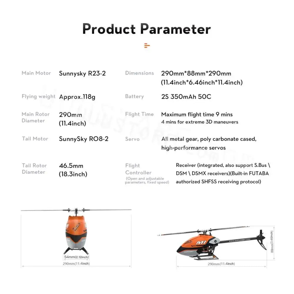 290mm*88mm*290mm (II.4inch*6.46inch