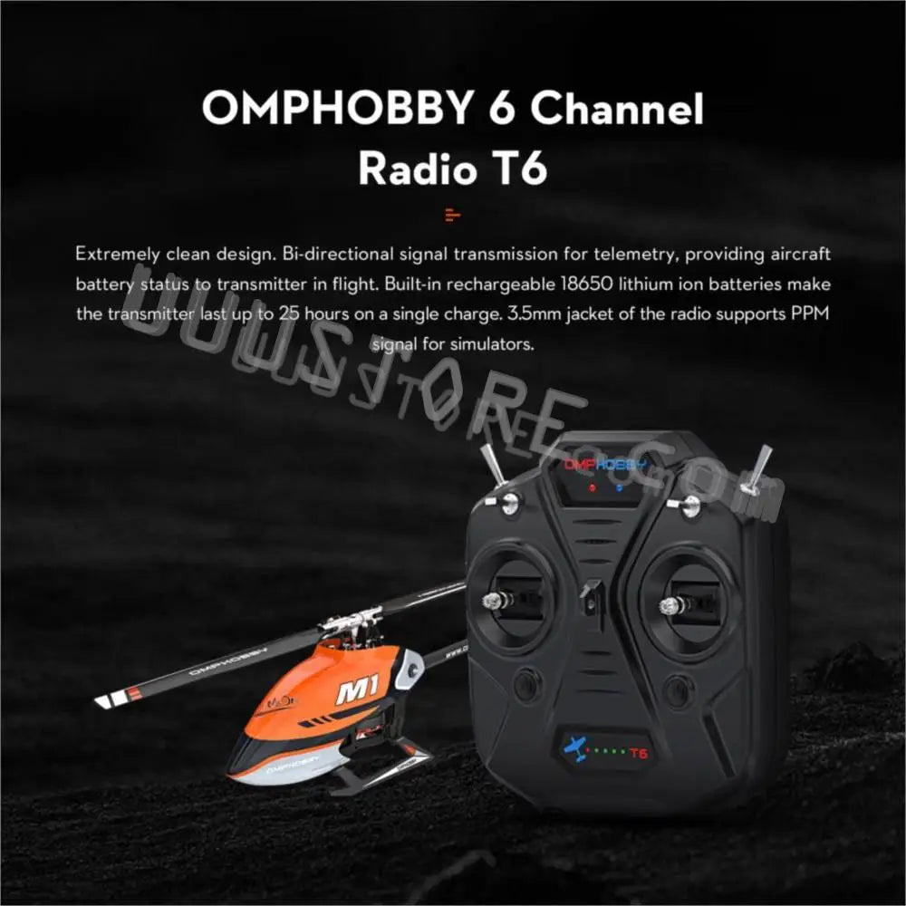 built-in rechargeable 18650 lithium ion batteries make the transmitter last 25 hours on