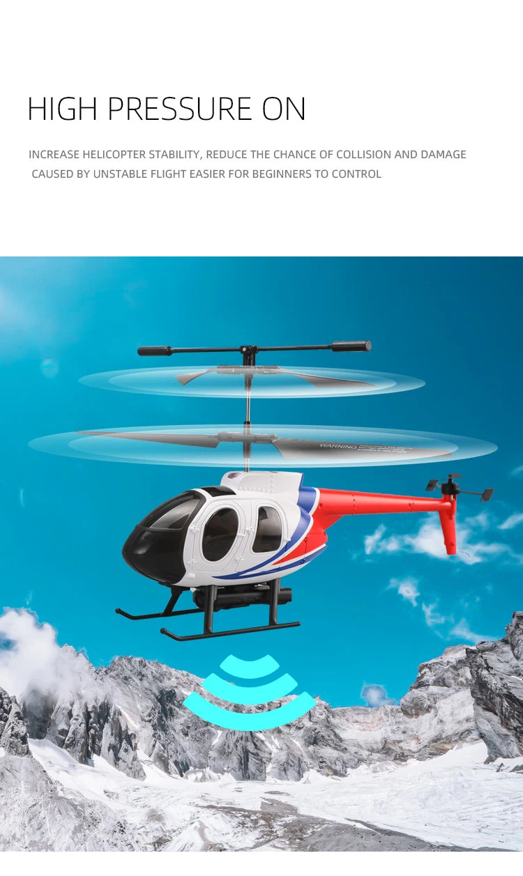 6Ch Rc Helicopter, HIGH PRESSURE ON INCREASE HELICOPTER STABILITY . REDU