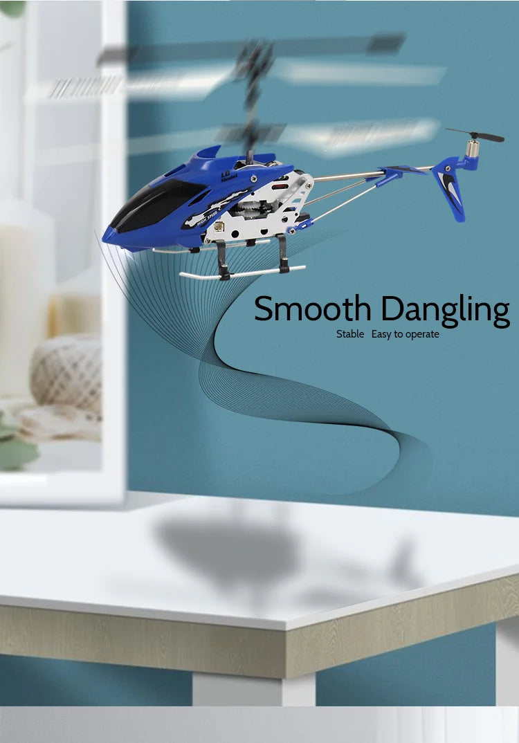 LD-Model Rc Helicopter - 3.5CH Metal RC Helicopter مع أضواء هليكوبتر تحكم عن بعد 13 LD-Model Rc Helicopter, Smooth Dangling Stable to operate