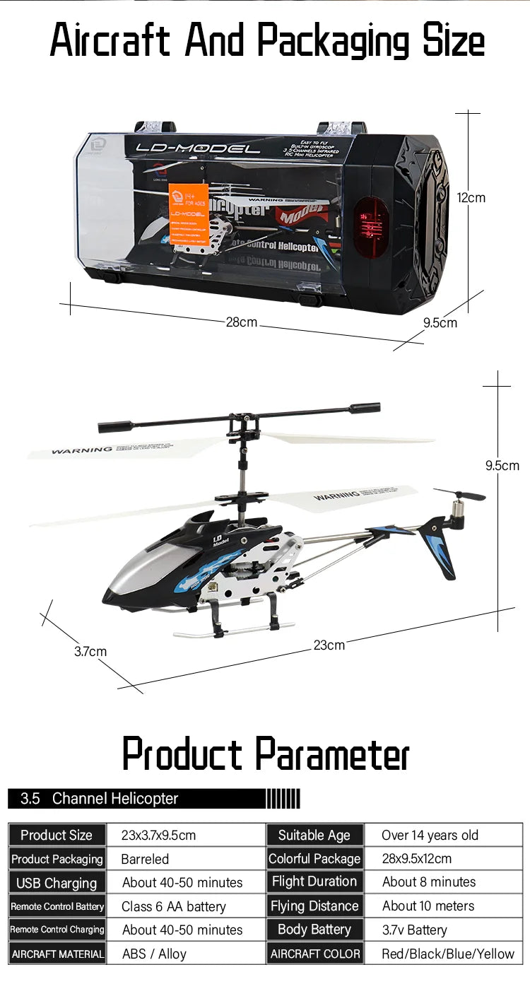 LD-Model Rc Helicopter - 3.5CH Metal RC Helicopter مع أضواء هليكوبتر تحكم عن بعد 16 LD-Model Rc Helicopter, LD-MCDEL ESoroos 2222 914 I2c