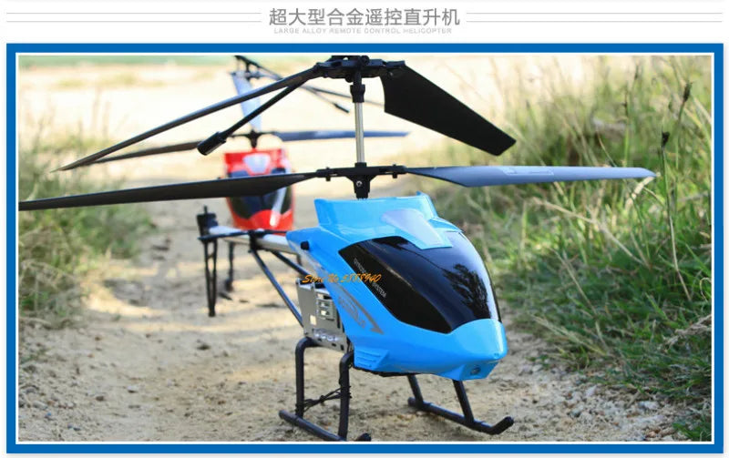 طائرة هليكوبتر RC 80 سم - نموذج كبير 3.5CH إطار معدني مضاد للسقوط، أضواء LED لجميع الجسم 150 متر لعبة هليكوبتر كهربائية تعمل بالتحكم عن بعد 39 80CM RC Helicopter, the metal main frame structure firmly protects the internal parts of the fuselage