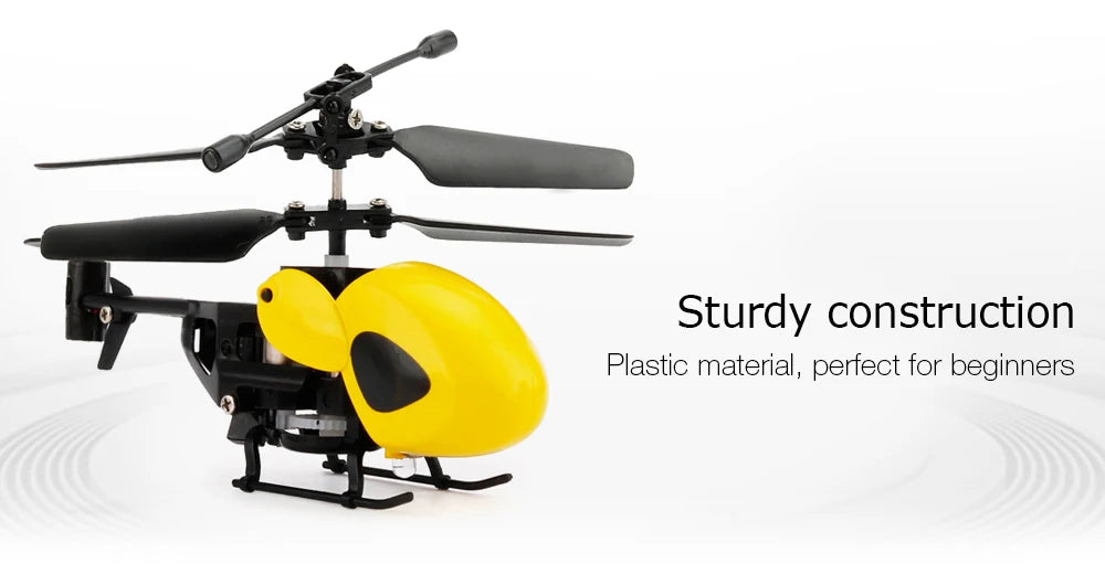 QS5012 RC هليكوبتر - 2CH طائرة هليكوبتر صغيرة محمولة RC مع محرك مصقول 610 27 QS5012 RC Helicopter, Sturdy construction Plastic material, perfect for