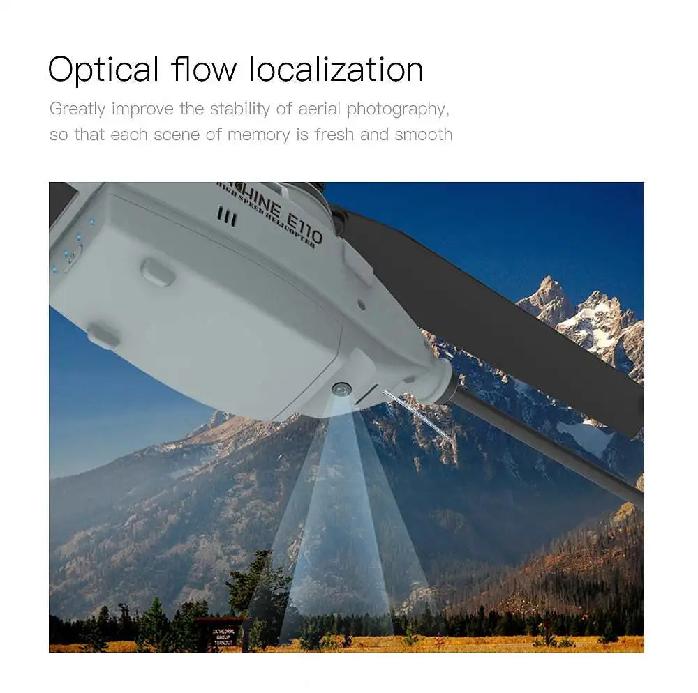 Eachine E110 RC Helicopter C127 Helicopter, Eachine E110 RC Helicopter, Optical flow localization greatly improve the stability of aerial photography . iHiN