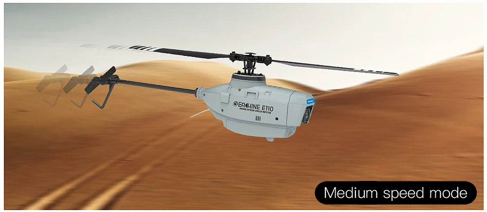 Eachine E110 RC Helicopter, Elio Medium speed mode #EA4I