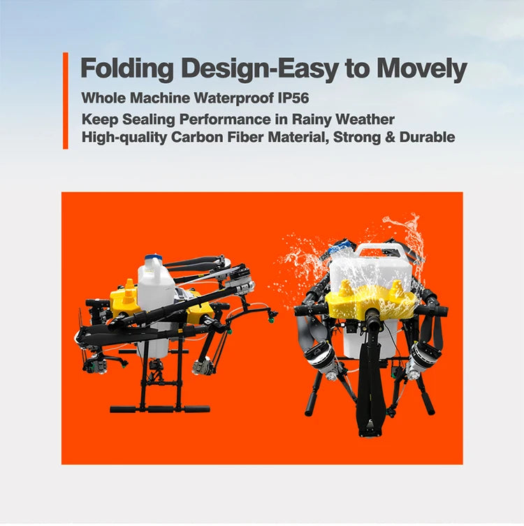 TYI 3W TYI6-20C 20L Agriculture Spray Drone, Folding Design-Easy to Movely Whole Machine Waterproof IP56 Keep Seal