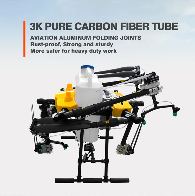 TYI 3W TYI6-20C 20L Agriculture Spray Drone, 3K PURE CARBON FIBER TUBE AVIATION ALUMIN