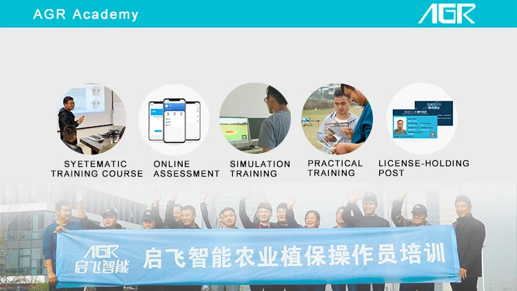 AGR A16 16L Agriculture Drone, AGR Academy AGR SYETEMATIC ONLINE SIMULATION PRACTICAL 