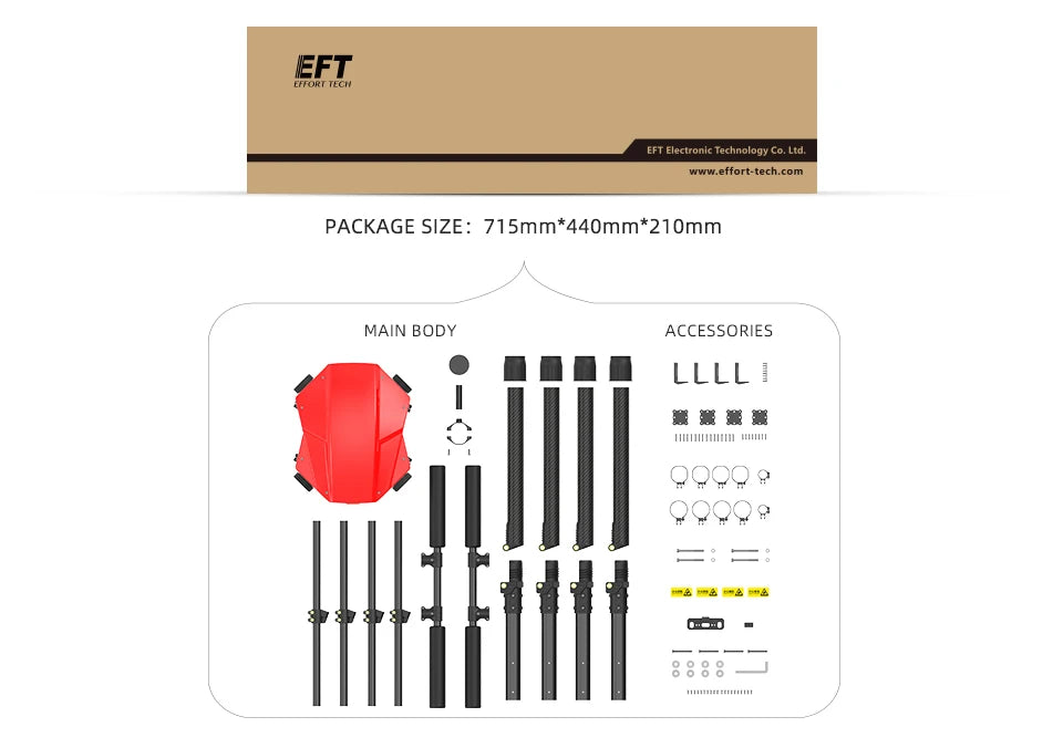 طائرة بدون طيار زراعية EFT E416P 16L - إطار طائرة بدون طيار 4 محاور، خزان مياه 16 لتر، 16 كجم، طائرة بدون طيار مع محرك Hobbywing X9، JIYI K3A PRO 15 EFT E416P 16L Agriculture Drone, EFT EFFURTTECH EFT Electronic Technolody Co VuVLeffort