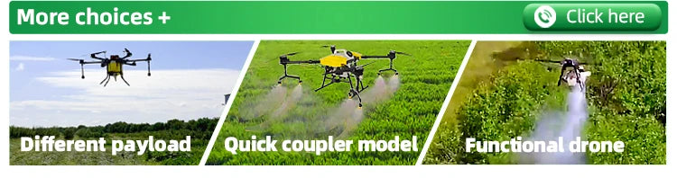More choices + Click here Different payload Quick coupler model Functional