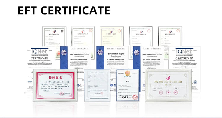 EFT G20 22L Agriculture Drone, CertificaTe Ceotigicite Certificate Nec Net CERTIFIC