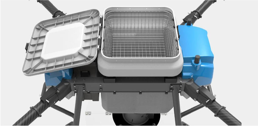 AGR B70 70L Agriculture Drone, 70L huge tank with large charging hole design can quickly load a package of fertilizer