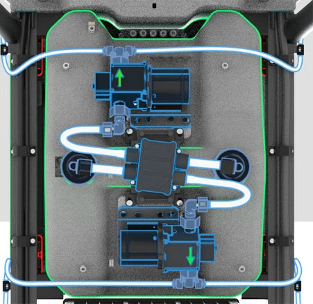 AGR B70 70L Agriculture Drone, the opening is matched with the filter screen,which can effectively filter the liquid residue