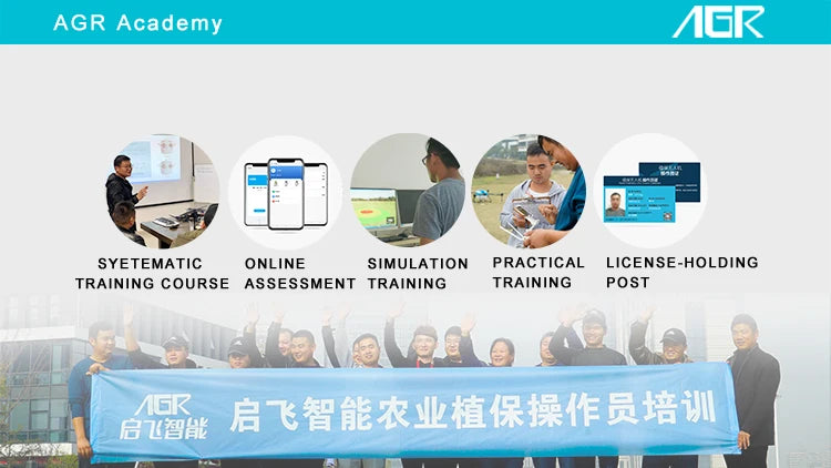 AGR A6 6L Agriculture Drone, AGR Academy AGR SYETEMATIC ONLINE SIMULATION PRACTICAL 