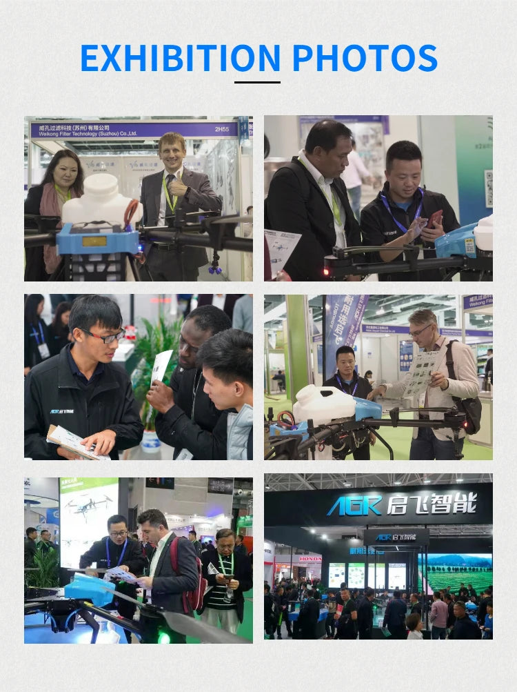 AGR A22 RTK 20L Agriculture Drone, EXHIBITION PHOTOS Majcnromtazm Wuk