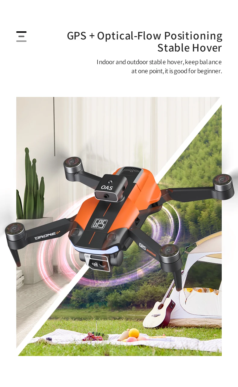 JJRC X26 无人机，= GPS + 光流定位稳定悬停