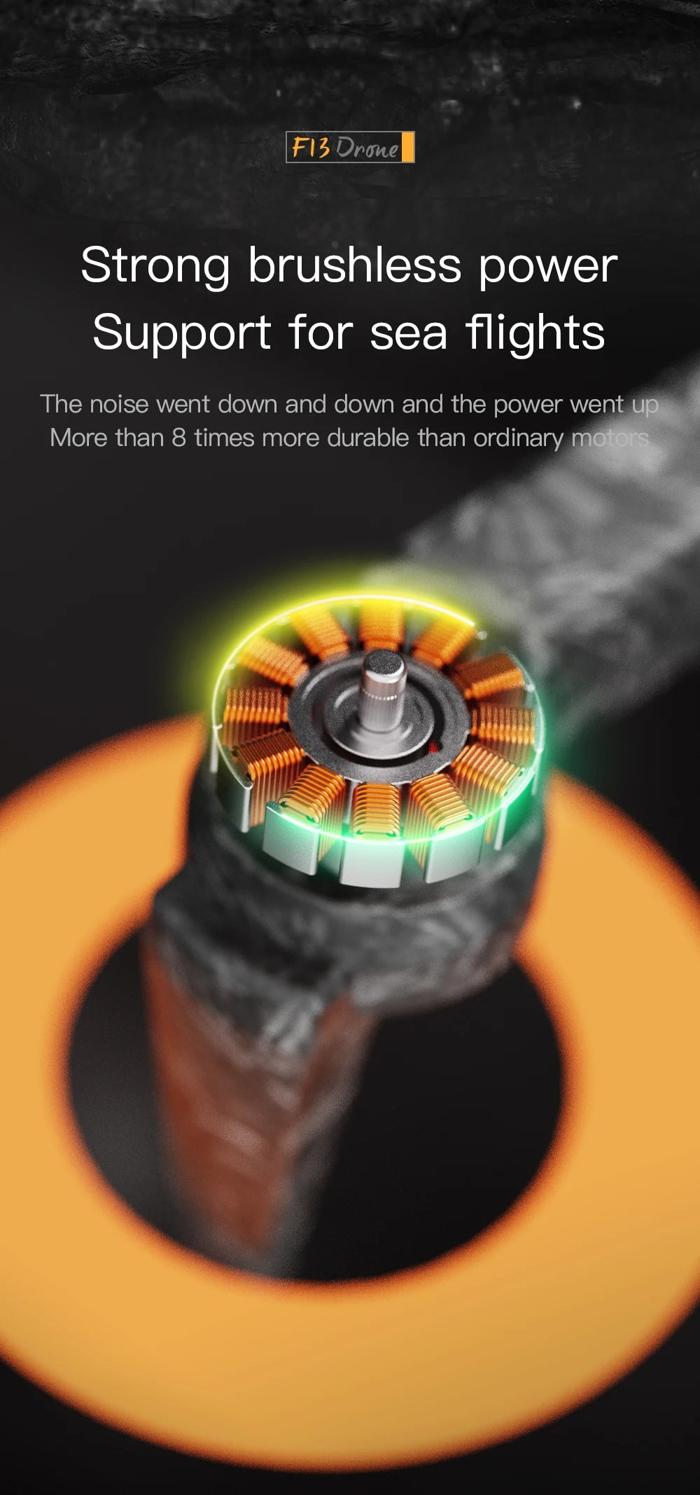F13 Drone, the noise went down and down and the power went up More than 8 times more durable than ordinary