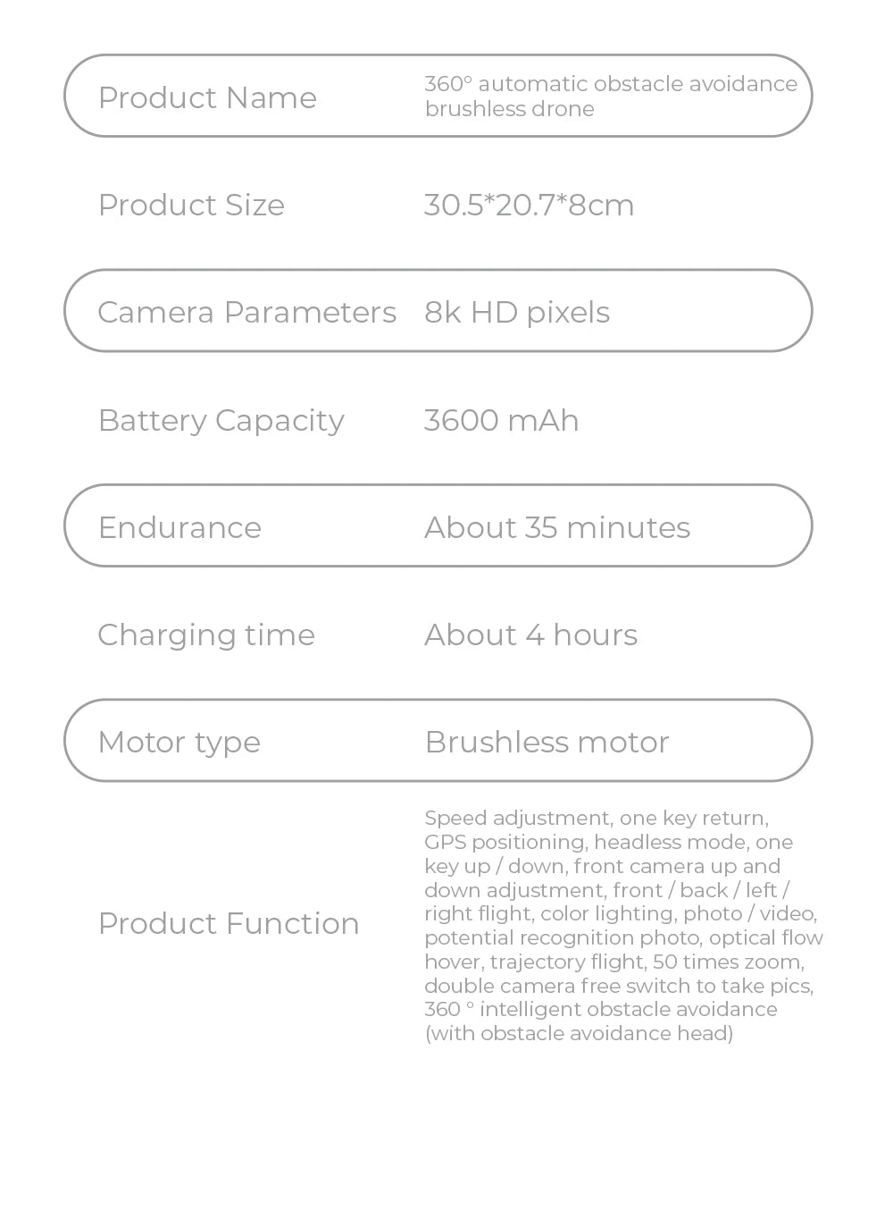 HJ90 PRO GPS Drone, 3600 mAh battery lasts about 35 minutes . product name brushless drone .
