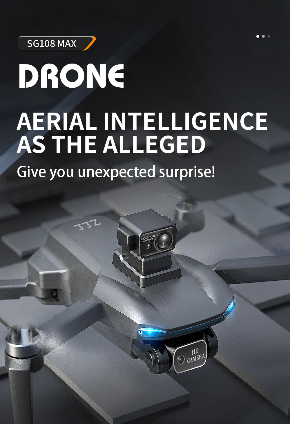 SG108 / SG108 Max Drone, SG108 MAX DRONe AERIAL INTELLIGENCE AS THE ALL