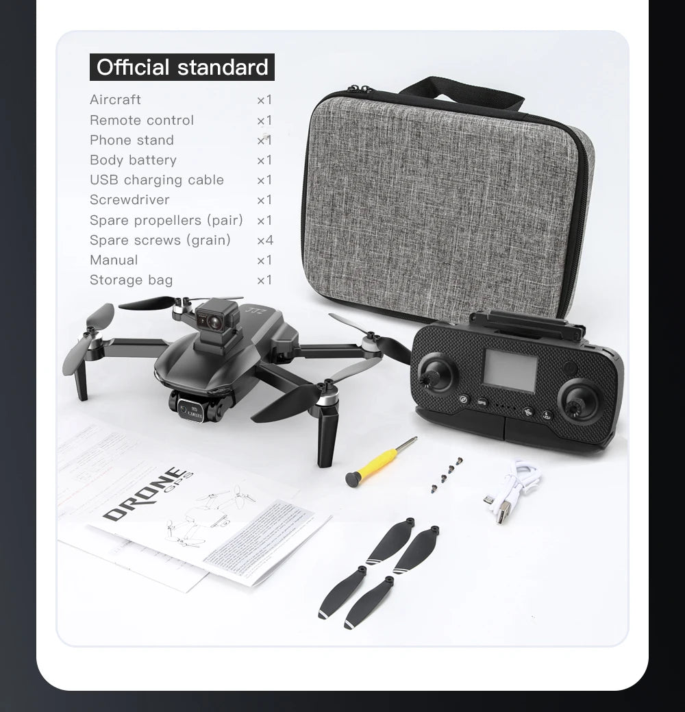SG108 / SG108 Max Drone, Official standard Aircraft x1 Remote control Phone stand Body battery USB charging cable Spgee