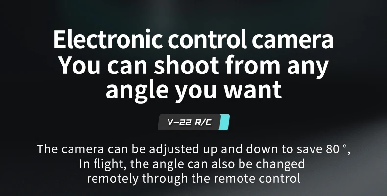 JJRC X27 Drone, Electronic control camera You can shoot from any angle you want V-22 R/c The camera can