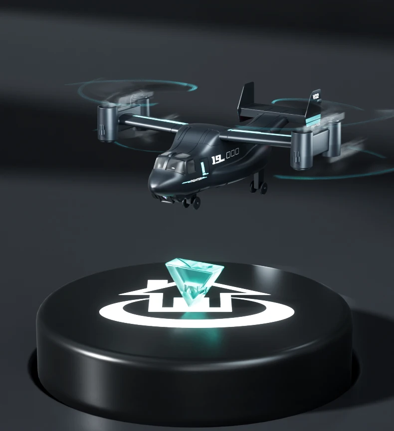 JJRC X27 Drone, headless mode allows easy flying without being sure of the drone's direction . 3D