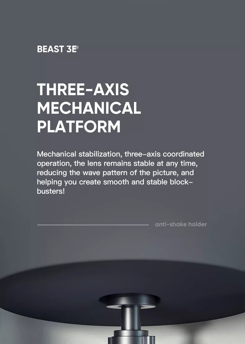 ZZLRC Beast 3E SG906 MAX 2 Drone, BEAST 3E THREE-AXIS MECHANICAL PLATFORM .