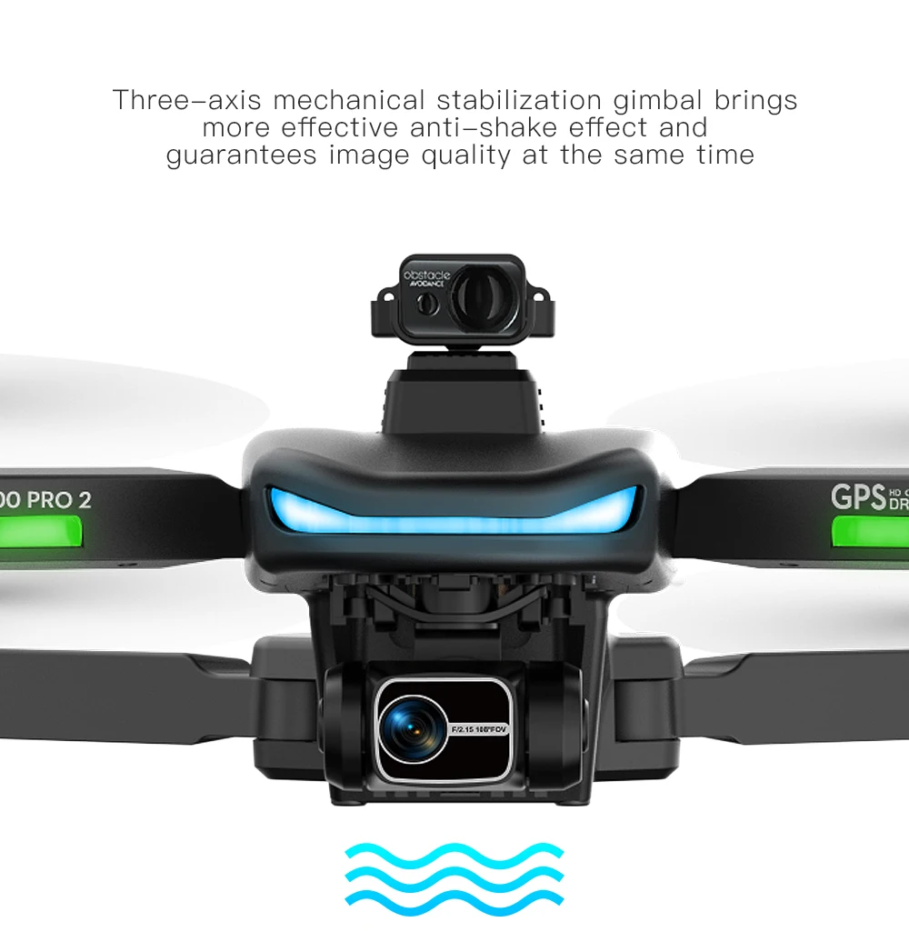L800 Pro2 Drone, gimbal brings more effective anti-shake effect and guarantees image quality . celet