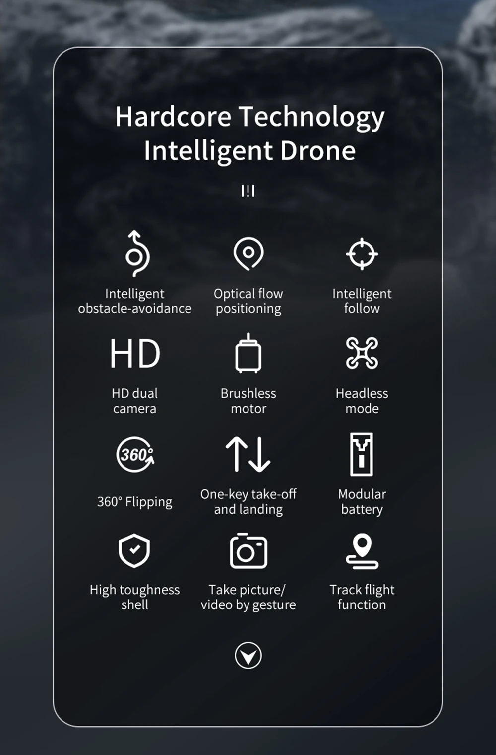 JJRC H115 Brushless Drone, Hardcore Technology Intelligent Drone Intelligent Optical flow Intelligent obstacle-avoidance positioning follow